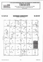 Rosebud Township, Litchville, Directory Map, Barnes County 2007